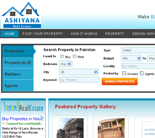 Real Estate Website Design In Kochi