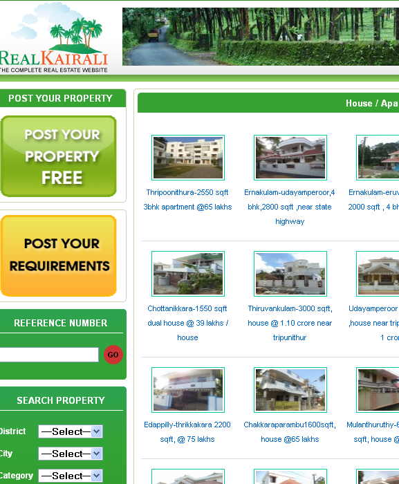 Real Kairali - Real Estate Website Design Kochi